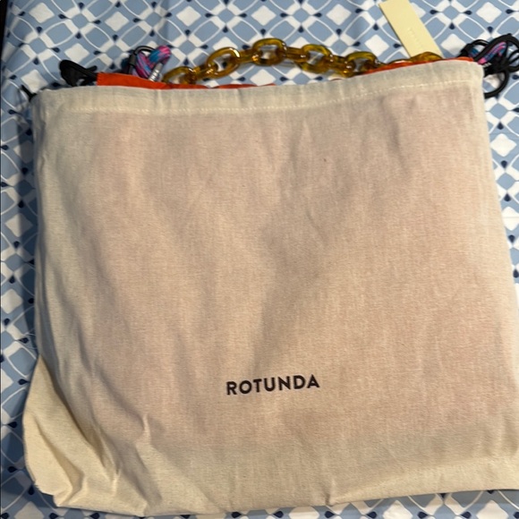 Rotunda Sant Hobo Women's Bag, Coral Red - Picture 10 of 10